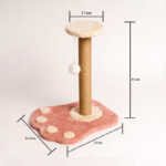 Cat Scratching Post Claw Grinder Vertical Non-Dandruff Wear-Resistant Cat Climbing Frame Nest Funny - Image 2