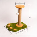 Cat Scratching Post Claw Grinder Vertical Non-Dandruff Wear-Resistant Cat Climbing Frame Nest Funny - Image 6
