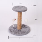 Cat Scratching Post Claw Grinder Vertical Non-Dandruff Wear-Resistant Cat Climbing Frame Nest Funny