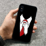 Compatible with Apple , Formal Tie Glass Phone Case - Image 3