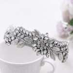 High-End Headgear With Diamond-Studded Hair Binding Headband Shiny Diamond Headgear With Versatile Wide Headband Headgear - Image 4