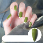 Removable Dark Green Barbie Nail Polish Glue - Image 2
