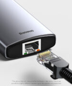 Compatible with Apple, Baseus Usb C Hub Type C To Hdmi-Compatible Usb 3.0 Adapter 8 In 1 Type C Hub Dock For Macbook Pro Air Usb C Splitter - Image 4