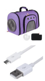 Pet Out Bag With Fan Side Mesh Ventilation - Image 10