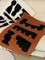 Classic Retro Geometric Small Apartment Bedroom Bedside Blanket - Image 3