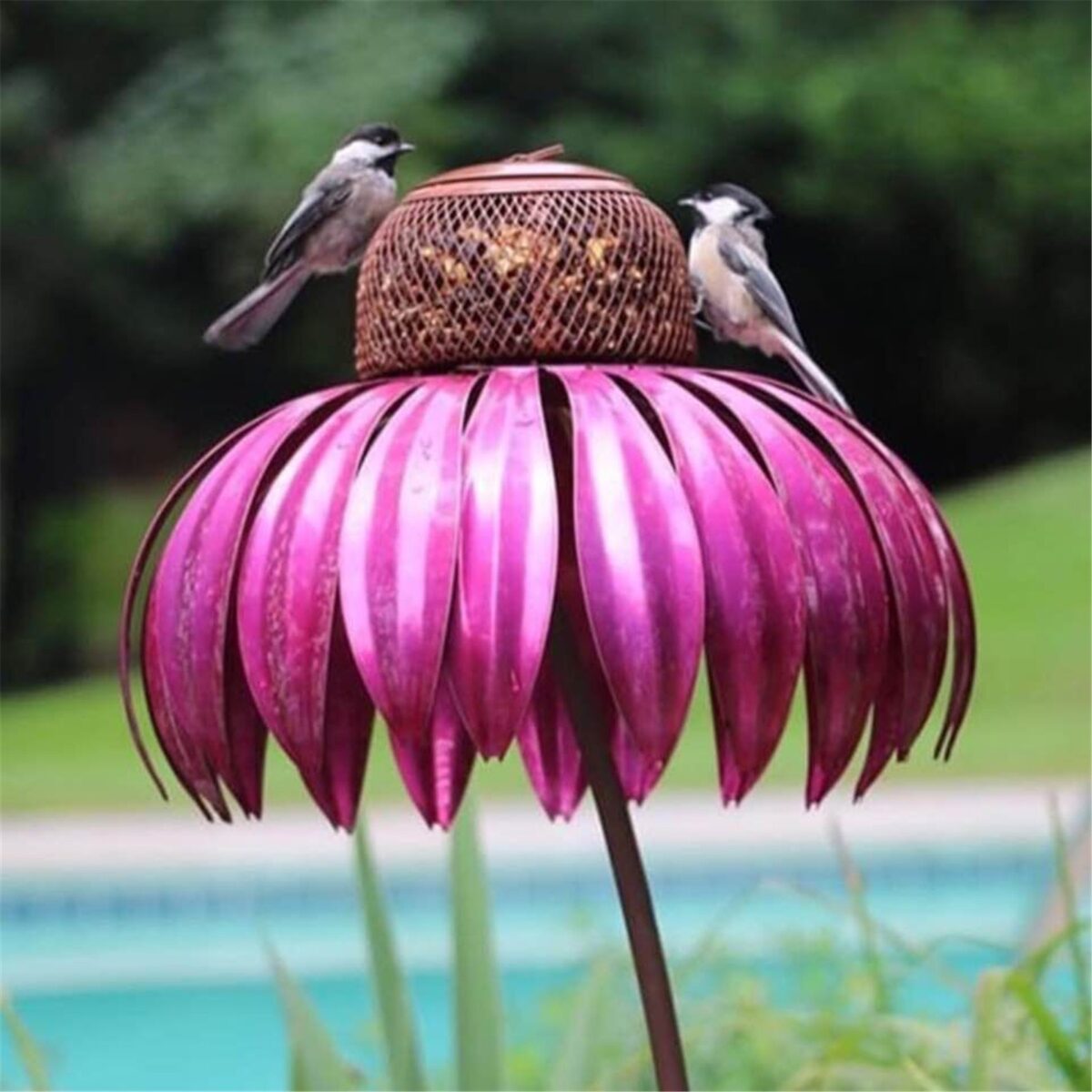 Garden Petal Shape Bird Feeder - Image 10