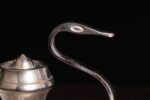 Handmade Silver Swan Copper Incense Holder Line Aroma Diffuser - Image 6