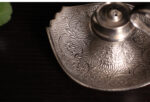 Handmade Silver Swan Copper Incense Holder Line Aroma Diffuser - Image 8