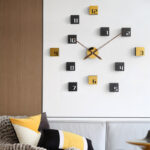 Living Room Clock Hanging Wall Decoration Background Wall - Image 5