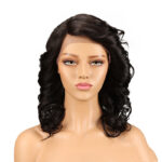 Real Hair Headgear Women Hair Stitch Lace Wig Long Curly Hair - Image 5