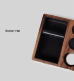 Bomber Solid Wood Slag Box Domestic Coffee Bar Slag Barrel Handle Bracket Powder Holder - Image 3
