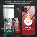 Tempered glass protective cover Christmas phone case - Image 4