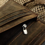 Men'S Wallet Retro Crazy Horse Leather Long Vertical Wallet - Image 3