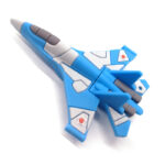 Aircraft U Disk 3.032G Simulation Stereo Plane Airliner Flight Model 16G Soft Plastic U Disk - Image 2
