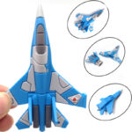 Aircraft U Disk 3.032G Simulation Stereo Plane Airliner Flight Model 16G Soft Plastic U Disk - Image 4