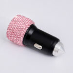 Diamond-Studded Car Mobile Phone Safety Hammer Charger - Image 4
