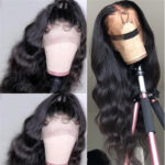 Natural Color Full Human Hair Wig Headgear 13x4 Front Lace - Image 4