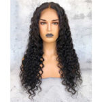 Wig Ladies Mid-length Curly Hair Hand-wrapped Small Curls - Image 4