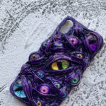 Creative Color Contrast Cream Glue Phone Case - Image 3