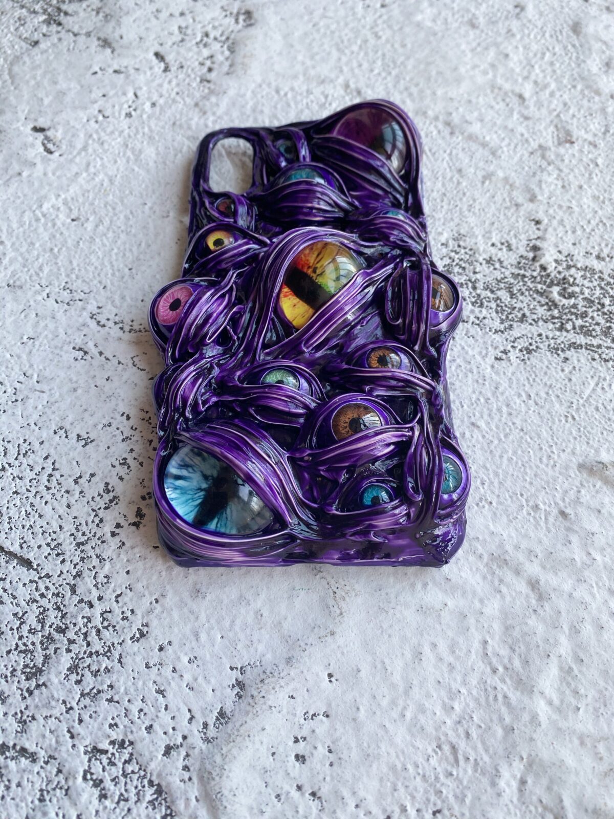 Creative Color Contrast Cream Glue Phone Case - Image 5
