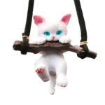 Car Ornaments Creative Cute Branch Cat Rearview Mirror Pendant - Image 4