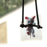 Car Ornaments Creative Cute Branch Cat Rearview Mirror Pendant - Image 5