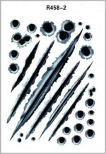 Simulation Bullet Hole Car Sticker, Car Bullet Hole Crack Car Sticker - Image 3