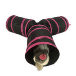 Y-shaped Foldable Cat Tunnel Fabric Pet Cat Toy Drill Hole Funny Cat Pet Nest - Image 5