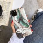 Silicone PC Double Marble Luxury Shell - Image 5