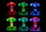 Mushroom Cloud Creative Led Table Lamp Infinite Three-Tone Light Eye Protection Lamp - Image 5
