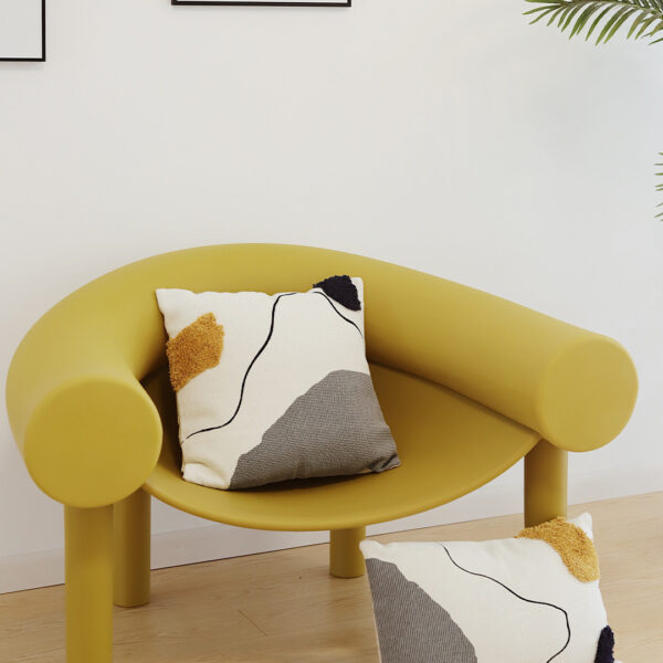 Abstract Line Tufted Throw Pillow Cushion Square Pillow Waist Pillow