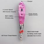 4-speed Adjustable Wireless Tattoo Machine - Image 5