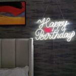 Happy Birthday Neon Holiday Party Decoration - Image 4