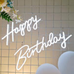 Happy Birthday Neon Holiday Party Decoration - Image 2