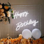 Happy Birthday Neon Holiday Party Decoration - Image 3