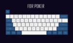 Laser Engraving Keycap  Blue And White Mechanical Keyboard - Image 4