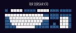 Laser Engraving Keycap  Blue And White Mechanical Keyboard - Image 10