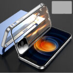 Compatible with Apple , Mobile Phone Shell Metal Frame Buckle Double-sided Glass - Image 4