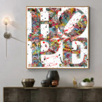 Animal Flower Digital Frameless Oil Painting - Image 2