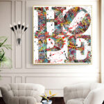 Animal Flower Digital Frameless Oil Painting - Image 4