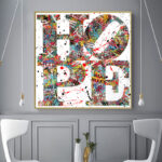 Animal Flower Digital Frameless Oil Painting - Image 3