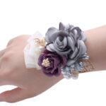 Wedding Decoration Flower Korean Bride Souvenir Bridesmaid Wrist Flower Headdress Hairpin Amazon - Image 2