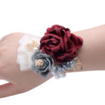 Wedding Decoration Flower Korean Bride Souvenir Bridesmaid Wrist Flower Headdress Hairpin Amazon - Image 3