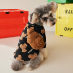 Dog Clothes Autumn And Winter Clothes Plus Velvet Bear Sweater And  Backpack - Image 5