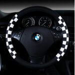 New Plaid Leather Steering Wheel Cover - Image 2