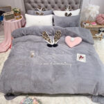 Longeared Cute Rabbit Series Hot Style Girl Heart Rabbit Fourpiece Set Of Small Big Hair Ball Bow - Image 2