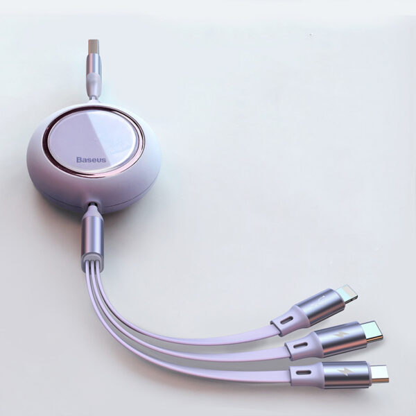 Compatible with Apple , Mobile Phone Car Charging Cable Retractable Mobile Phone Multi-head Multi-function Universal Line