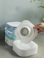 Cat Water Dispenser Mobile Unplugged Water Dispenser Dog Automatic Cat Watering Artifact Non-Wet Mouth Pet - Image 6