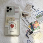 Retro Small Card Diy Combination Transparent Mobile Phone Case - Image 3