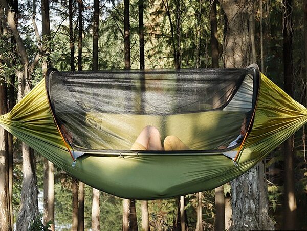 Outdoor Hammock Double Anti-mosquito Parachute Cloth Swing Indoor Tent